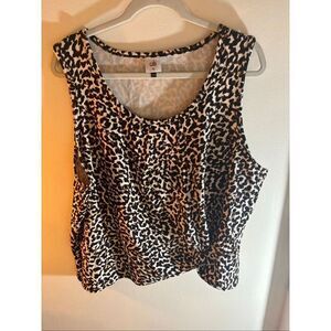 CAbi Leopard print Tank Top